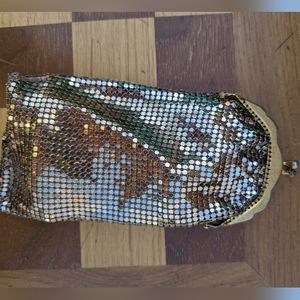 Vintage Metallic Clutch